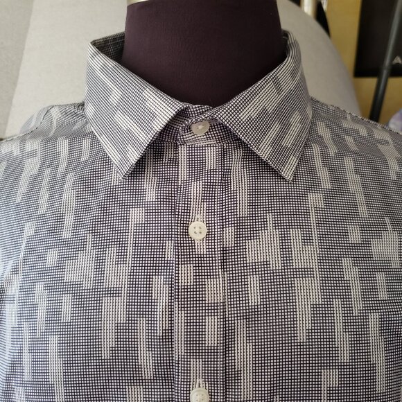 DKNY, NWT, Multi colored geometric, Size 18-34/35 Slim Fit - Picture 4 of 4